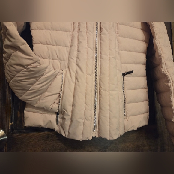 NWT Nautica Women's Rose Smoke Puffer Pink Quilted Jacket Sz S - Picture 4 of 13